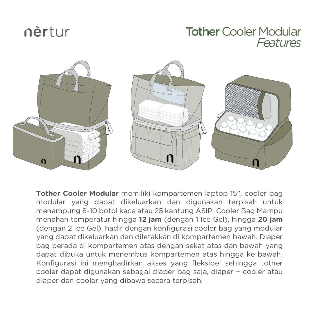 Tother Cooler Modular - Alpha Green