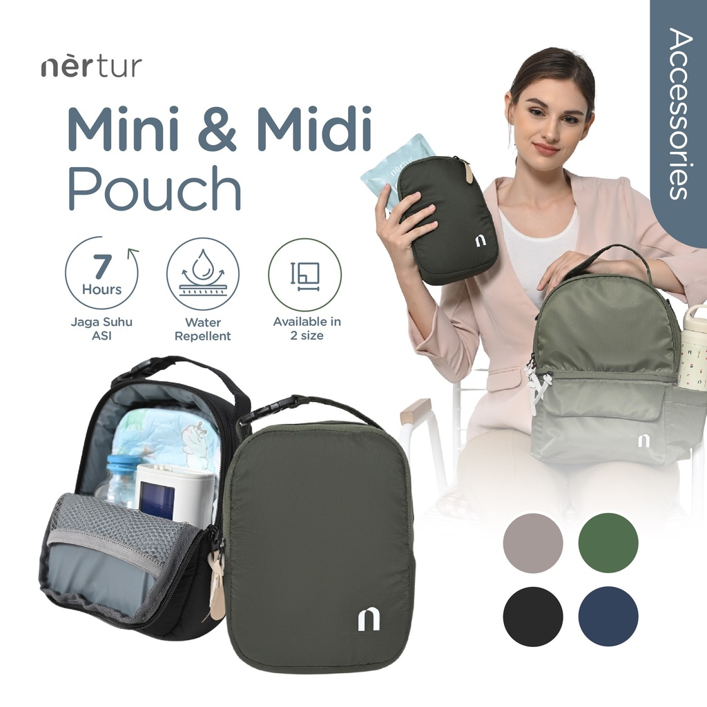 Midi Pouch - Alpha Green