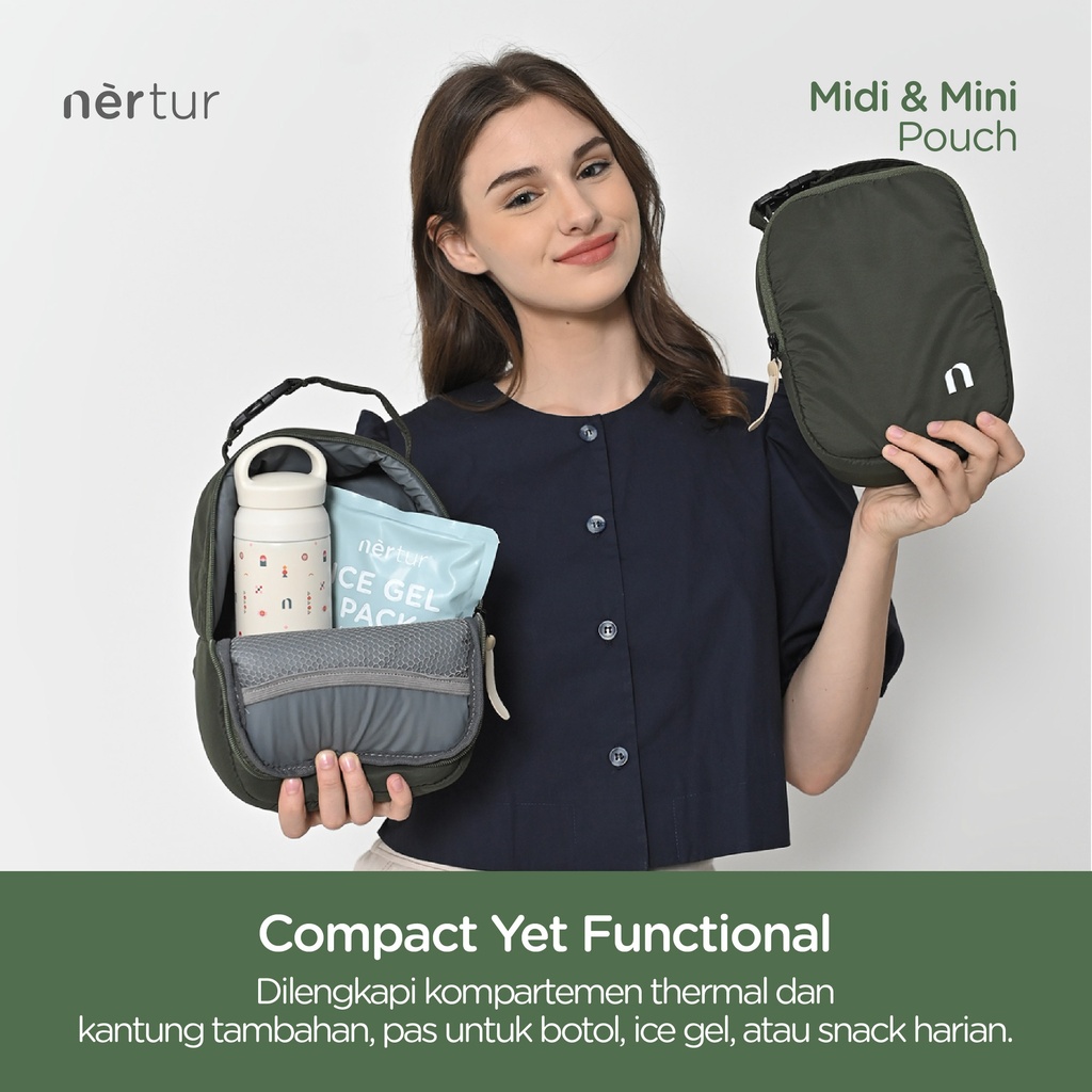 Midi Pouch - Alpha Green
