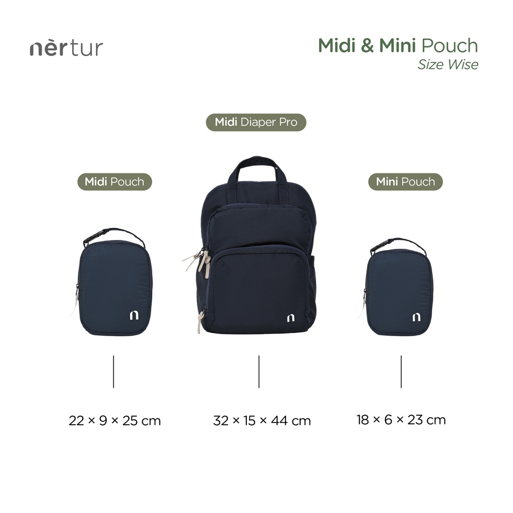 Midi Pouch - Navy