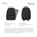 Midi Cooler Modular II - Polyester Black