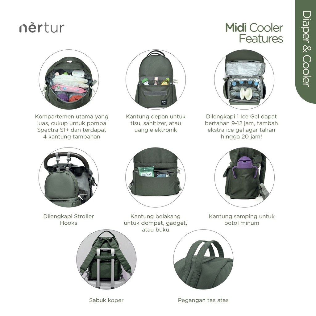 Midi Cooler - Navy